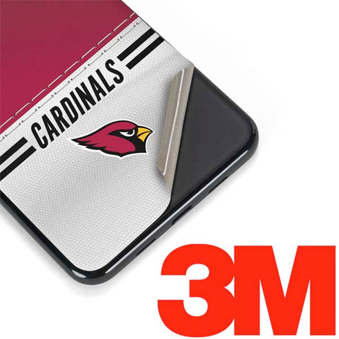 NFL Arizona Cardinals White Striped Google Pixel 3a XL Skin